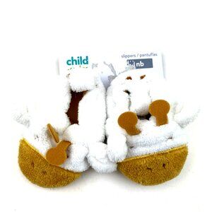 Baby Slippers Carter's Size Newborn Giraffe Booties Infant Children Kids Fabric